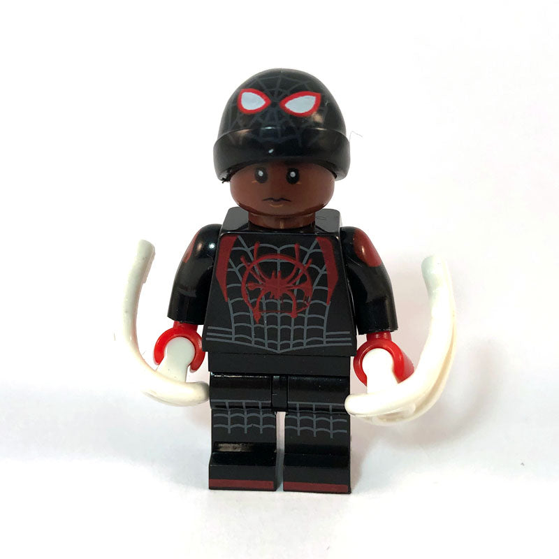 Miles Morales - Spiderman (Unmasked) Minifigure for Lego 2