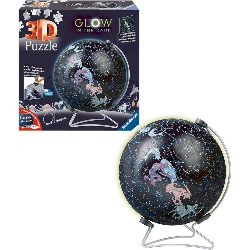 Starglobe "Glow in the Dark" 190 Piece 3D Jigsaw Puzzle Ravensburger 3