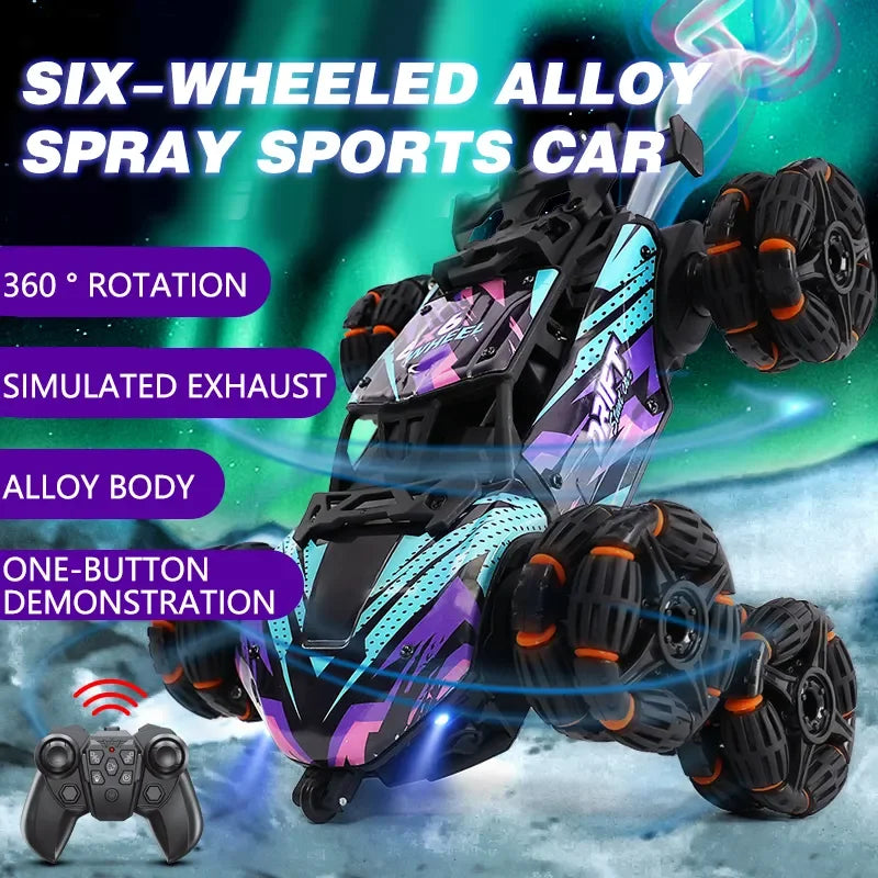 Stunt Drift Six-Wheel RC Car - Ultimate Remote Control Fun-2