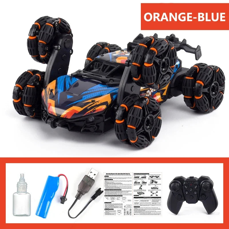 Stunt Drift Six-Wheel RC Car - Ultimate Remote Control Fun-5