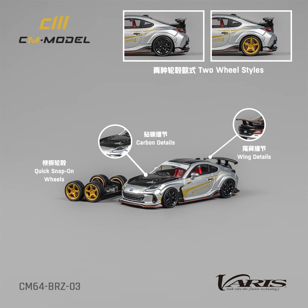 Subaru CM64-BRZ-03 Varis 1:64 Scale Diecast Model by CM Model