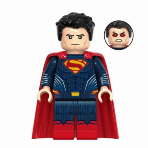 Superman Minifigure - Hard Cape