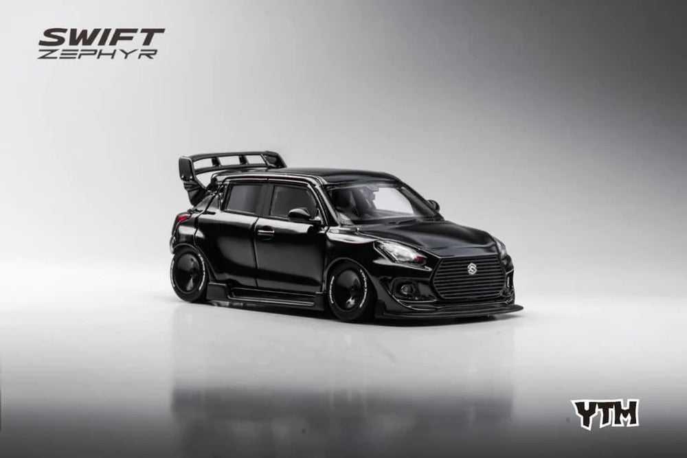 Suzuki Swift 3rd Gen Zephyr Modified Version Rear Engine Concept 1:64 Scale Resin Model by YTM in  Black