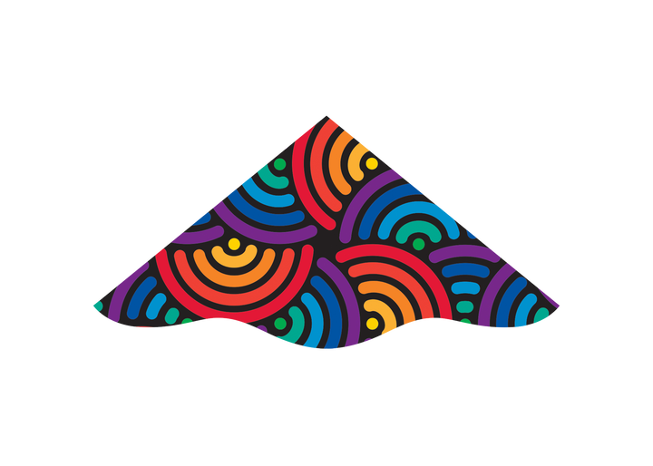 Kite - 48inch Wind Delta Swirl
