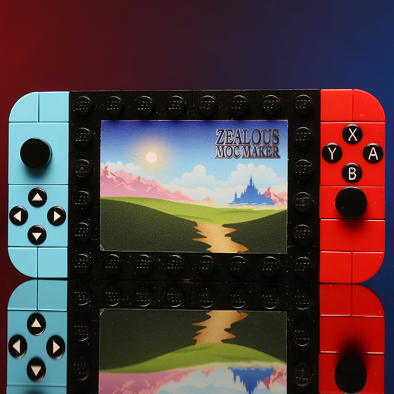 Custom Pretendo 2017 Handheld Console Building Set made using LEGO parts 3