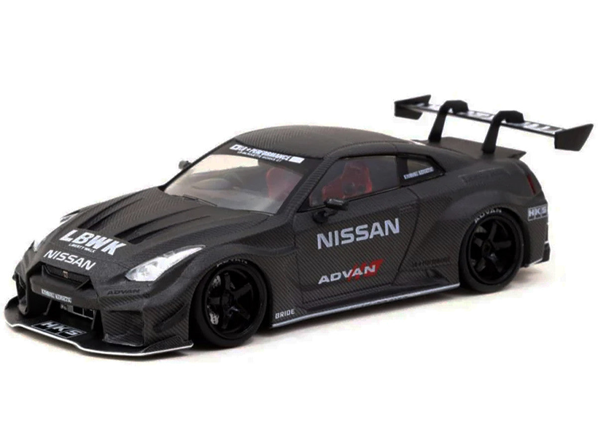 Nissan 35GT-RR LB-Silhouette WORKS GT RHD (Right Hand Drive) "Liberty Walk" Full Carbon "Hobby43" Series 1/43 Diecast Model Car by Tarmac Works-1