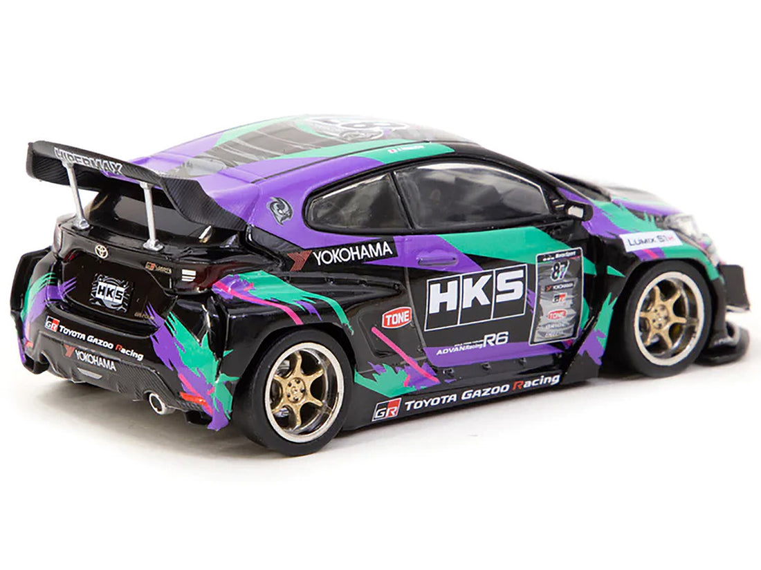 Toyota Yaris KS Racing Performer GR "Hobby43" Series 1/43 Diecast Model Car by Tarmac Works-1