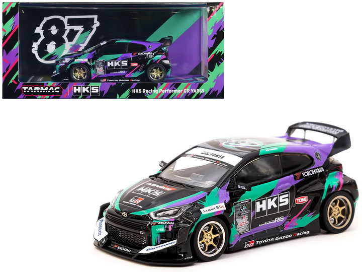 Toyota Yaris KS Racing Performer GR "Hobby43" Series 1/43 Diecast Model Car by Tarmac Works-0