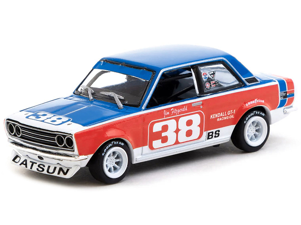 Datsun 510 #38 Jim Fitzgerald "SCCA National Championship" (1973) "Hobby64" Series 1/64 Diecast Model Car by Tarmac Works-1