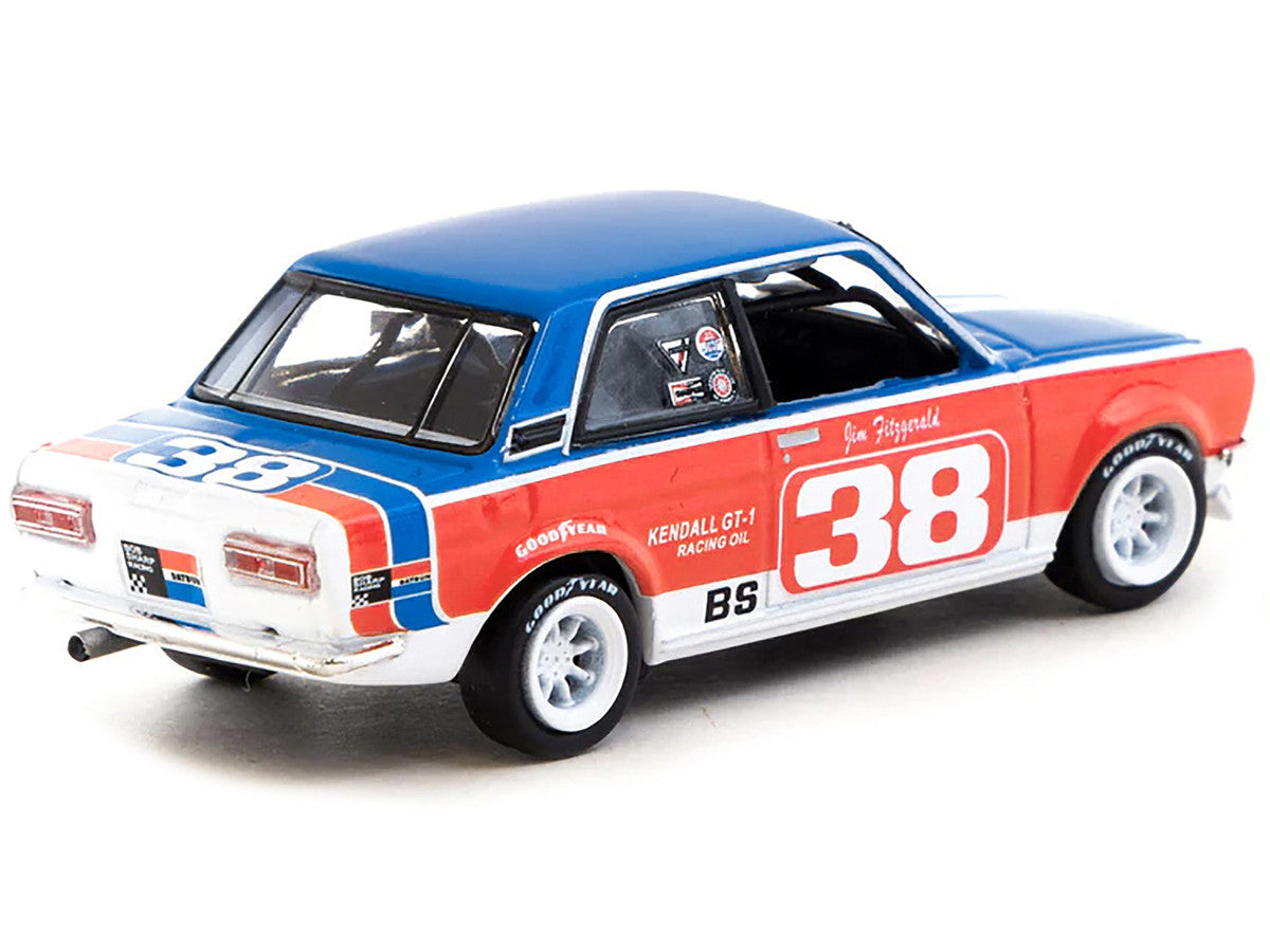 Datsun 510 #38 Jim Fitzgerald "SCCA National Championship" (1973) "Hobby64" Series 1/64 Diecast Model Car by Tarmac Works-0