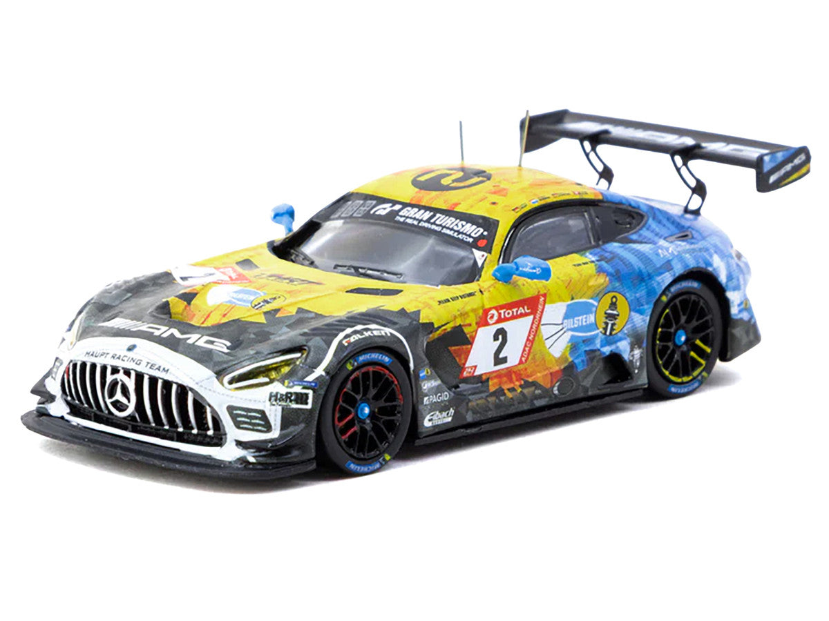 Mercedes-AMG GT3 #2 Yelmer Buurman - Nico Bastian - Philip Ellis - Hubert Haupt "24 Hours of Nurburgring" (2020) "Hobby64" Series 1/64 Diecast Model by Tarmac Works 2