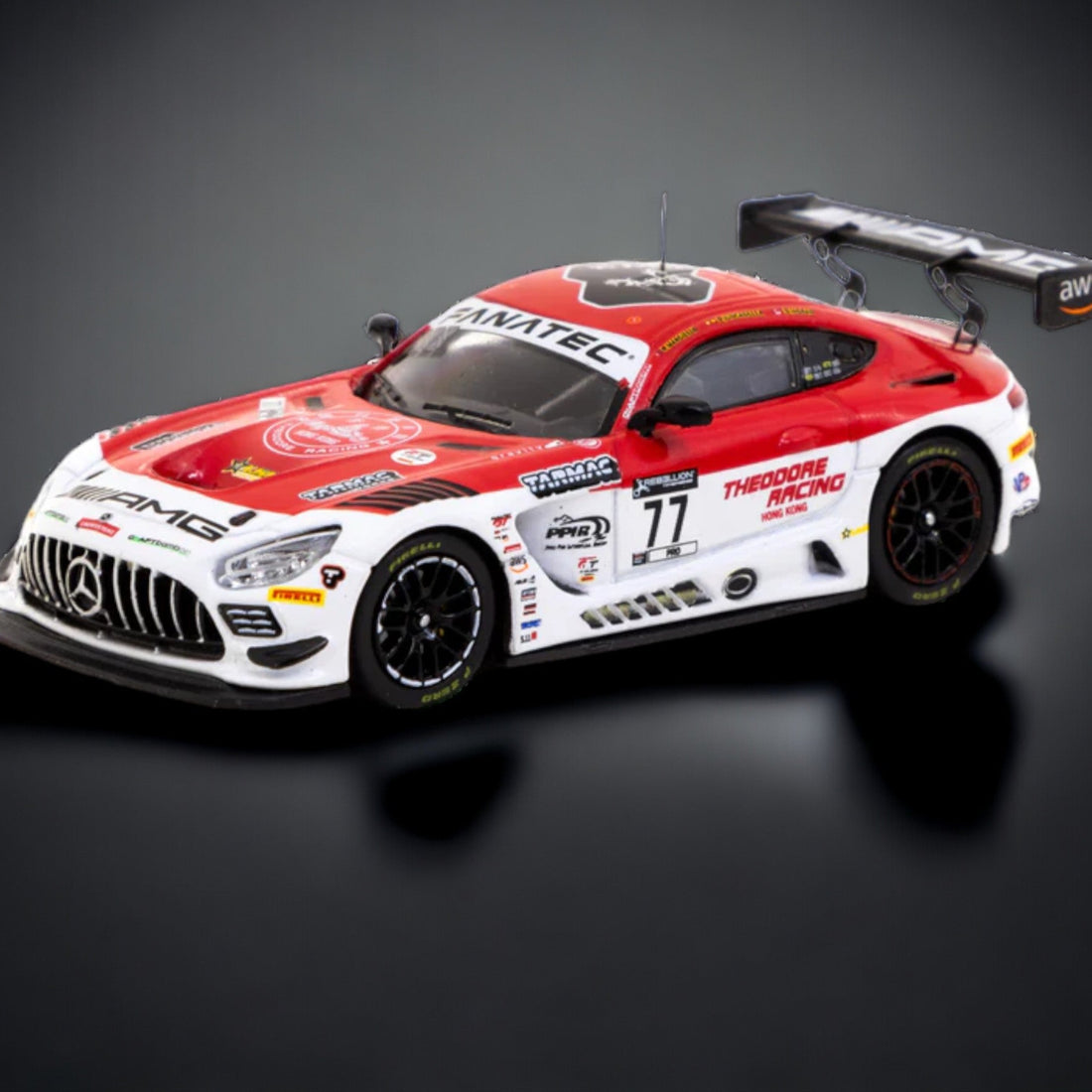 Mercedes AMG GT3 Indianapolis 8h 2022 Winner 1:64 T64-062-22IND77 by Tarmac Works 