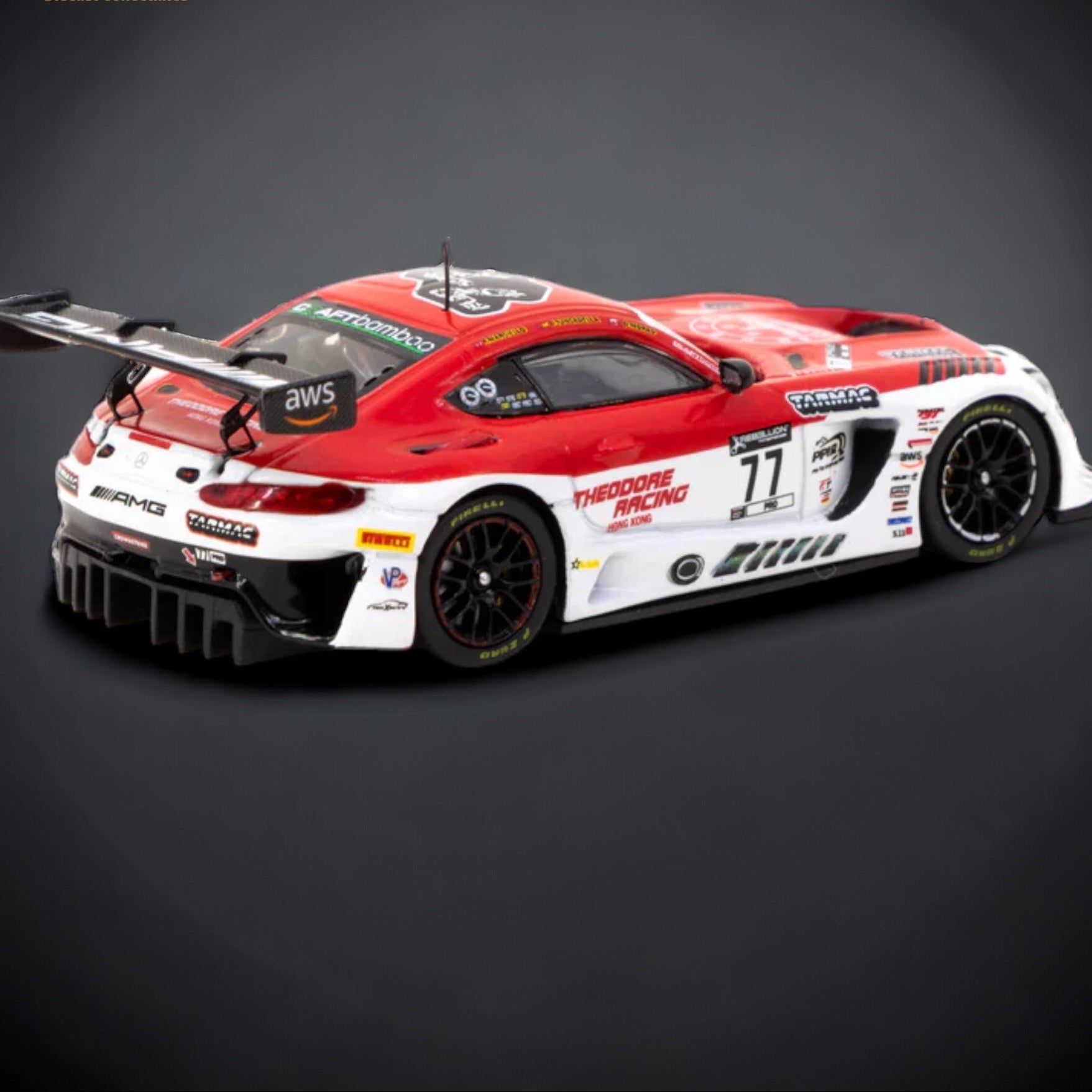 Mercedes AMG GT3 Indianapolis 8h 2022 Winner 1:64 T64-062-22IND77 by Tarmac Works  2