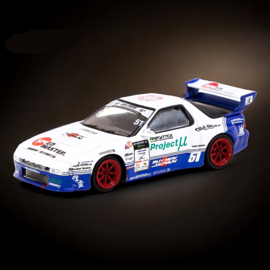 Mazda RX-7 (FC3S) PANDEM in Drift Livery 1:64 by Tarmac Works