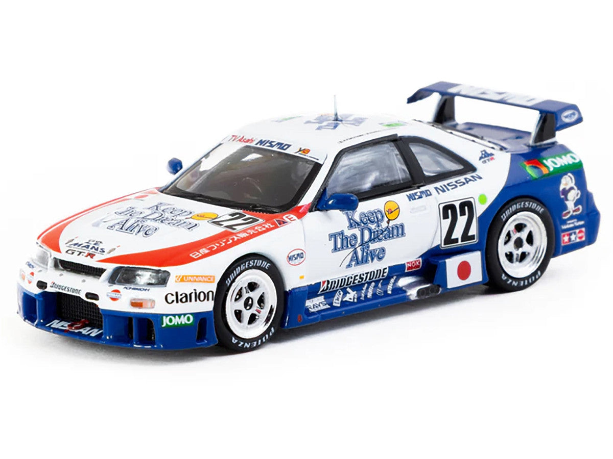 Nissan NISMO GT-R LM #22 Hideo Fukuyama - Masahiko Kondo - Shunji Kasuya "NISMO" "24 Hours of Le Mans" (1995) "Hobby64" Series 1/64 Diecast Model Car by Tarmac Works