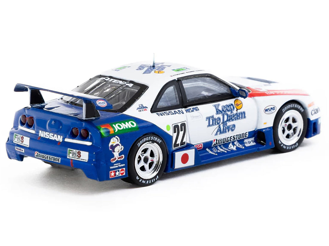 Nissan NISMO GT-R LM #22 Hideo Fukuyama - Masahiko Kondo - Shunji Kasuya "NISMO" "24 Hours of Le Mans" (1995) "Hobby64" Series 1/64 Diecast Model Car by Tarmac Works 3
