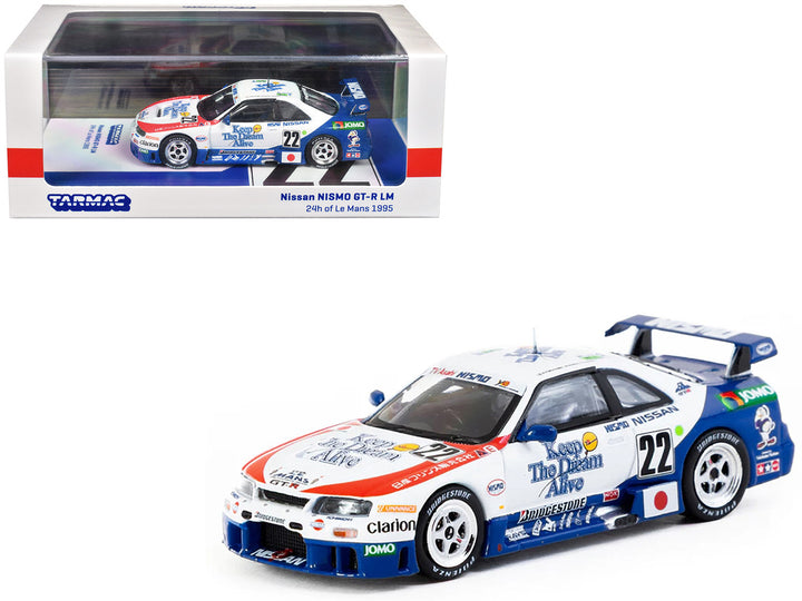 Nissan NISMO GT-R LM #22 Hideo Fukuyama - Masahiko Kondo - Shunji Kasuya "NISMO" "24 Hours of Le Mans" (1995) "Hobby64" Series 1/64 Diecast Model Car by Tarmac Works 2