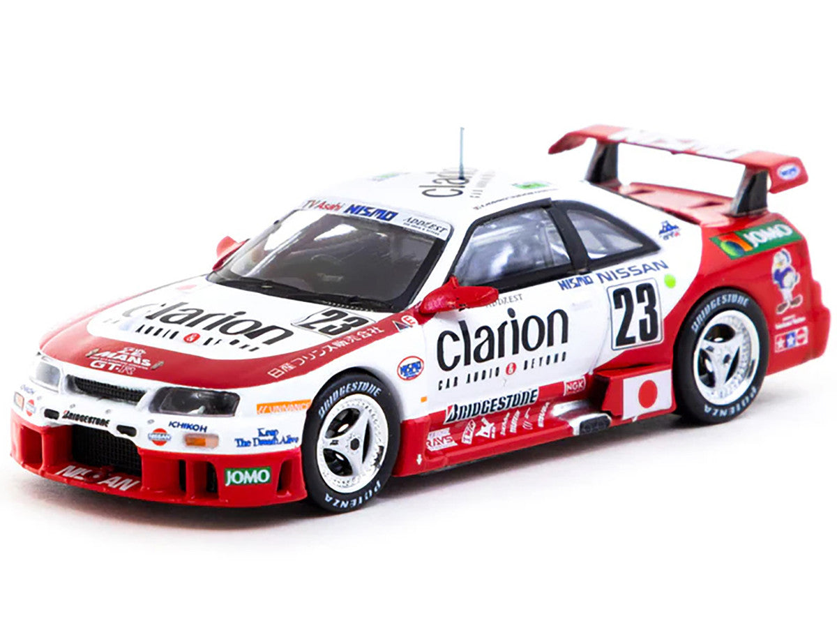 Nissan NISMO GT-R LM #23 Kazuyoshi Hoshino - Toshio Suzuki - Masahiko Kageyama "Presentation" "24 Hours of Le Mans" (1995) "Hobby64" Series 1/64 Diecast Model Car by Tarmac Works 3