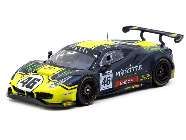 Ferrari 488 GT3 #46 V. Rossi - A. Salucci - L. Marini "Gulf 12 Hours" (2019) "Hobby64" Series 1/64 Diecast Model Car by Tarmac Works-1