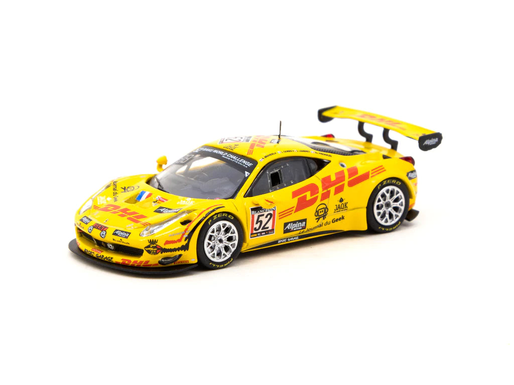 Ferrari 458 Italia GT3 24 Hours of Spa 2013 DHL ITEM#T64-07-13SPA52 1:64 - By Tarmac Works Hobby64