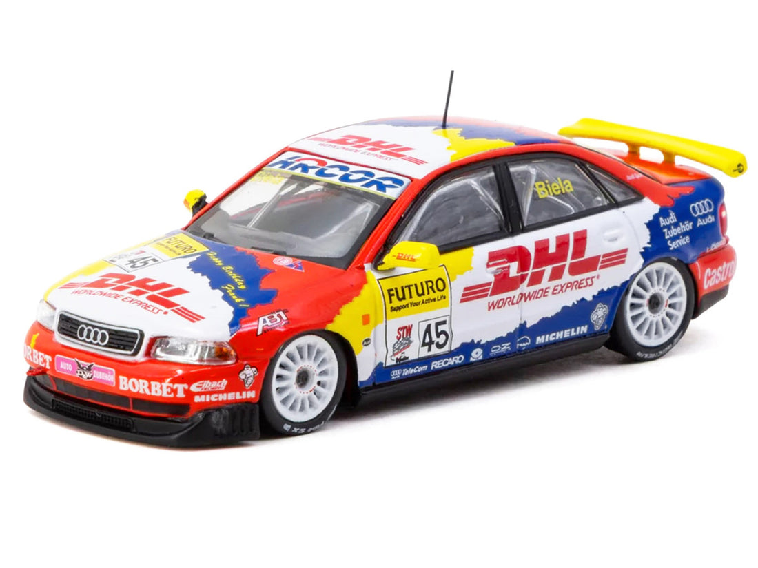 Audi A4 Quattro #45 Frank Biela "Super Tourenwagen Cup" (1998) "Hobby64" Series 1/64 Diecast Model Car by Tarmac Works