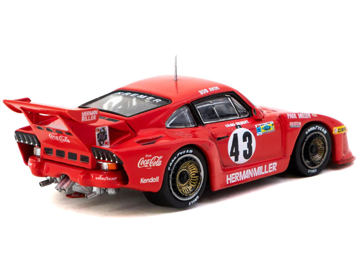Porsche 935 K3 #43 Bob Akin - Paul Miller - Craig Siebert "Bob Akin Motor Racing" "24 Hours of Le Mans" (1981) "Hobby64" Series 1/64 Diecast Model Car by Tarmac Works 2