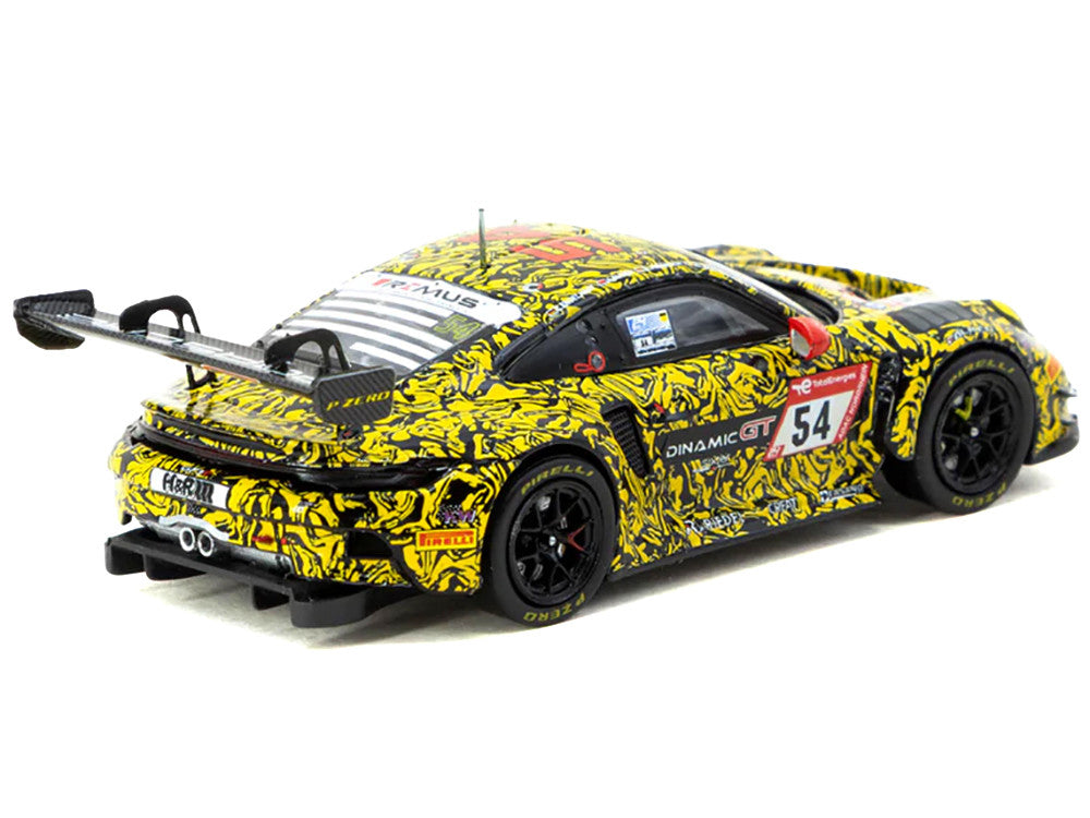 Porsche 911 GT3 R #54 Christian Engelhart - Ayhancan Guven - Laurin Heinrich - Laurens Vanthoor "24 Hours of Nurburgring" (2023) "Hobby64" Series 1/64 Diecast Model by Tarmac Works