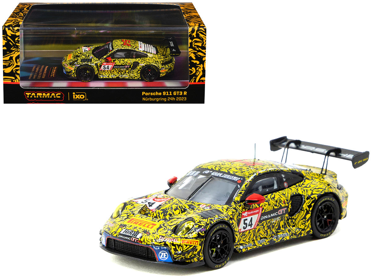Porsche 911 GT3 R #54 Christian Engelhart - Ayhancan Guven - Laurin Heinrich - Laurens Vanthoor "24 Hours of Nurburgring" (2023) "Hobby64" Series 1/64 Diecast Model by Tarmac Works 2