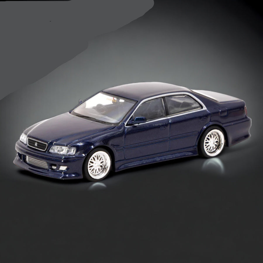 Toyota Chaser JZX100 Blue Metallic 1:64 by Tarmac Works Global64 VERTEX T64G-007-BL