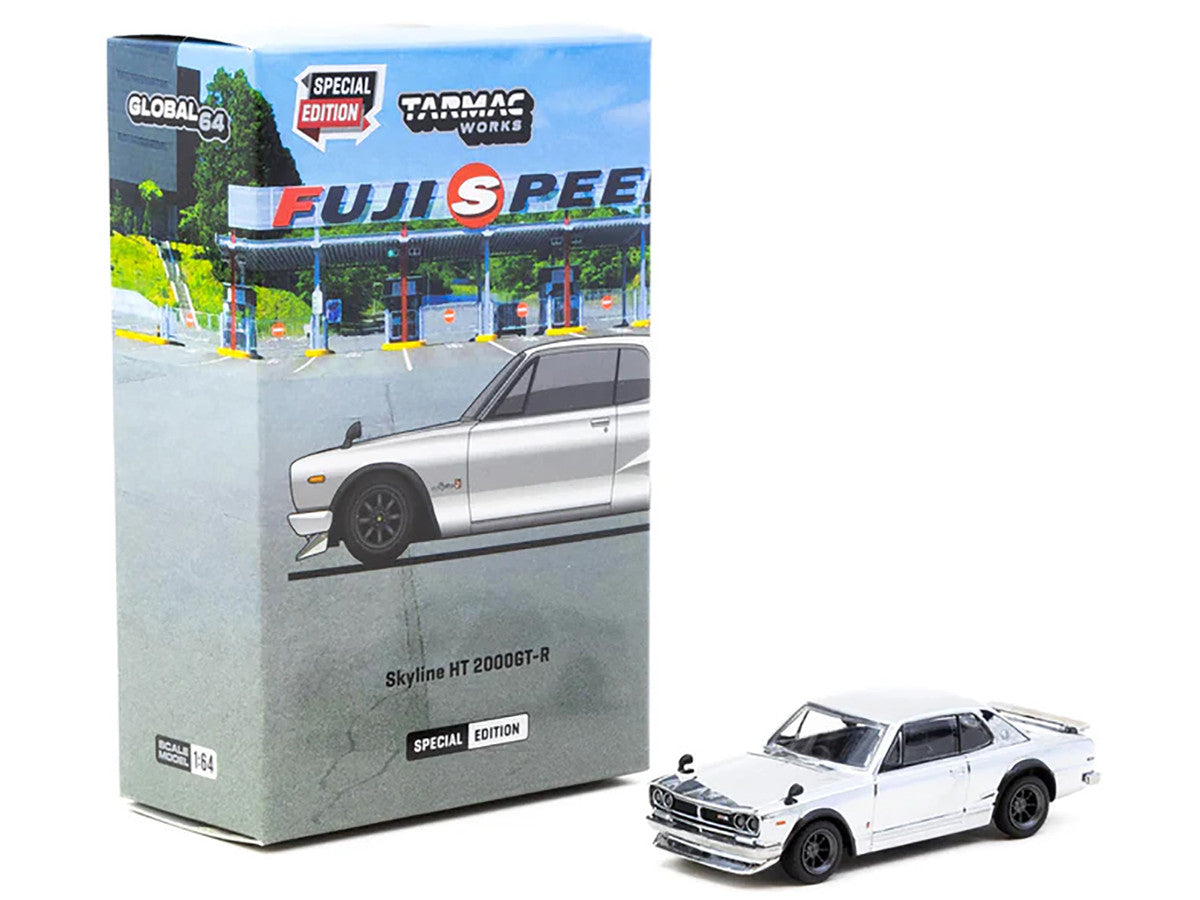 Nissan Skyline HT 2000GT-R RHD (Right Hand Drive) Silver Chrome "Japan Special Edition" "Global64" Series 1/64 Diecast Model Car by Tarmac Works-0