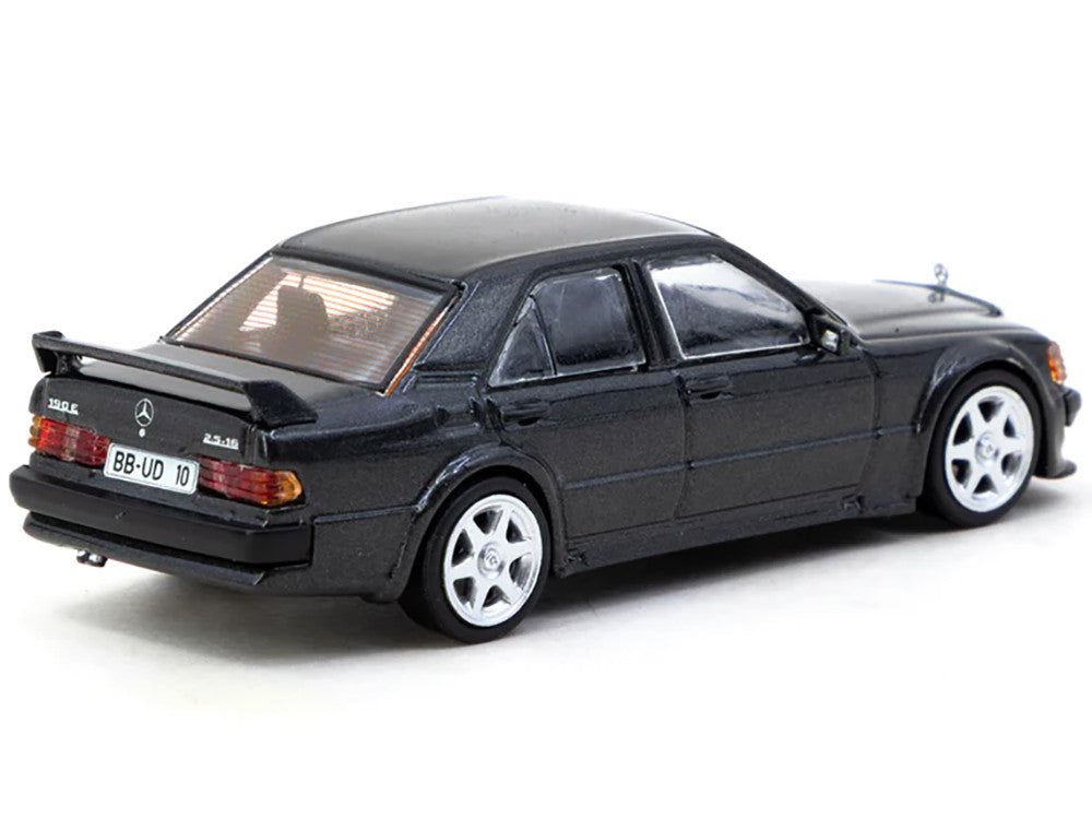 Mercedes-Benz 190 E 2.5-16 EVO 1 Blue-Black Metallic "Global64" Series 1/64 Diecast Model by Tarmac Works-0