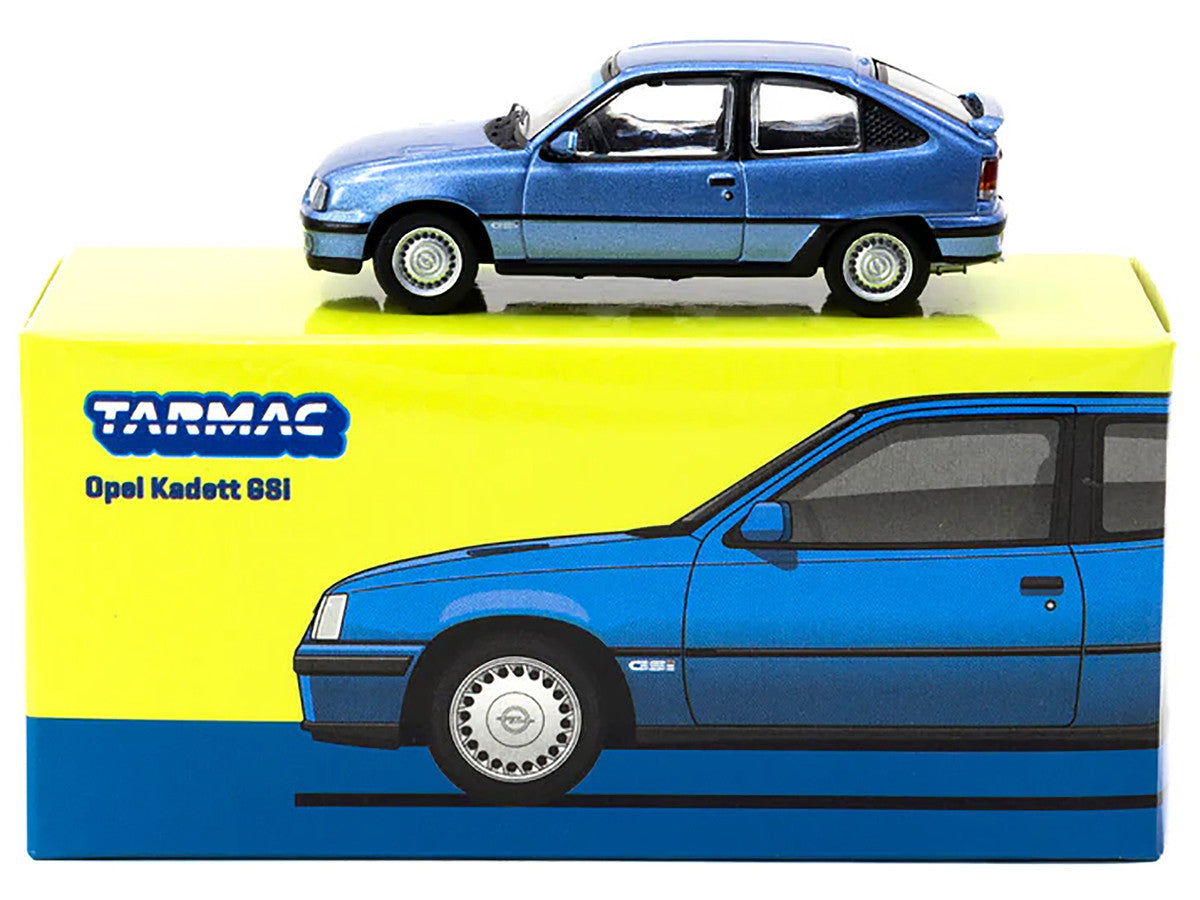 Opel Kadett GSi Blue Metallic "Global64" Series 1/64 Diecast Model Car by Tarmac Works-1