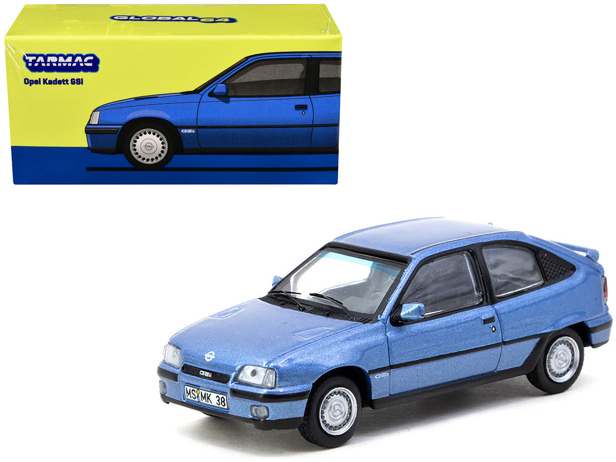 Opel Kadett GSi Blue Metallic "Global64" Series 1/64 Diecast Model Car by Tarmac Works-2