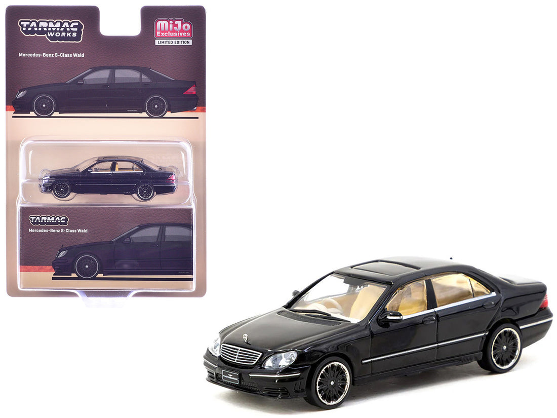 Mercedes-Benz S-Class Wald Black "Global64" Series 1/64 Diecast Model by Tarmac Works-2