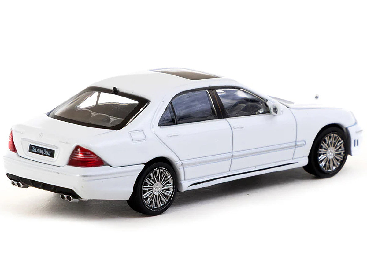 Mercedes-Benz S-Class Wald "Lamley Special Edition" Alabaster White "Global64" Series 1/64 Diecast Model by Tarmac Works-0