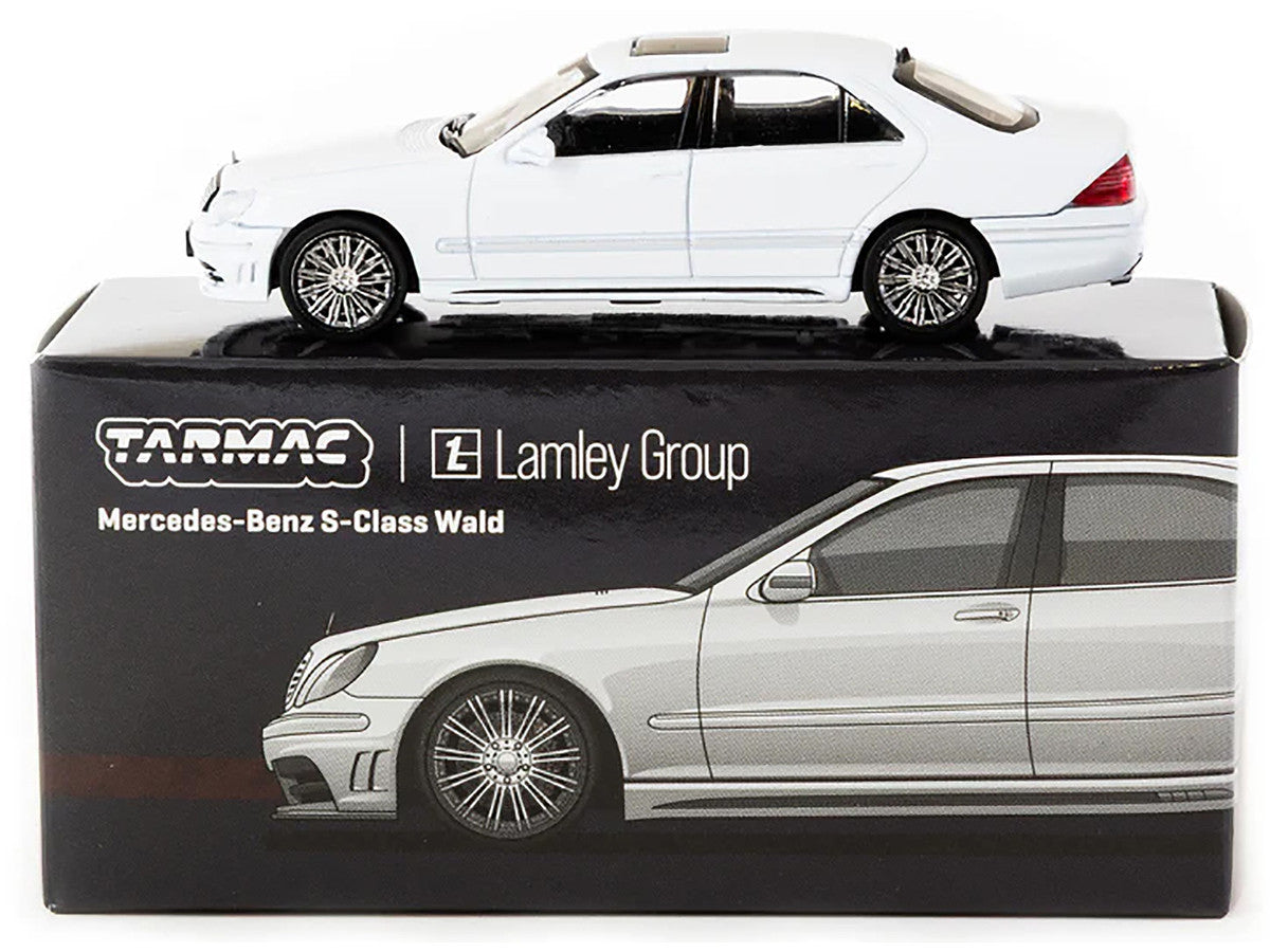 Mercedes-Benz S-Class Wald "Lamley Special Edition" Alabaster White "Global64" Series 1/64 Diecast Model by Tarmac Works-1