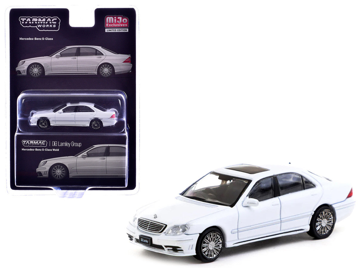 Mercedes-Benz S-Class Wald "Lamley Special Edition" Alabaster White "Global64" Series 1/64 Diecast Model by Tarmac Works-2