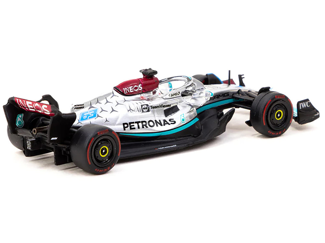 Mercedes-AMG F1 W13 E Performance #63 George Russell Formula One F1 Winner "Sao Paulo GP" (2022) "Global64" Series 1/64 Diecast Model Car by Tarmac Works-1