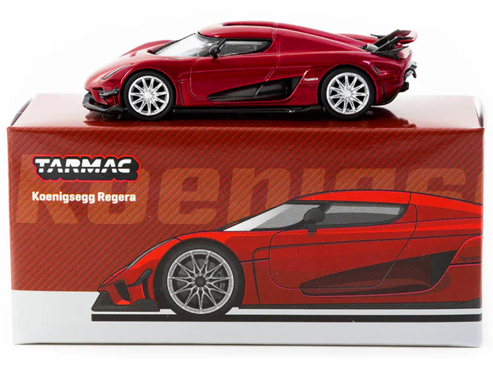 Koenigsegg Regera Red Metallic "Global64" Series 1/64 Diecast Model by Tarmac Works 2
