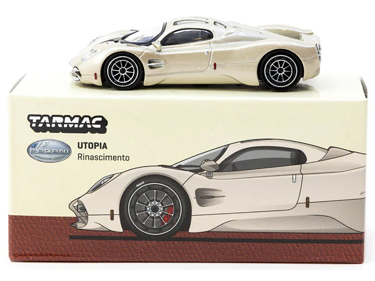Pagani Utopia Rinascimento Silver Metallic "Global64" Series 1/64 Diecast Model by Tarmac Works-1