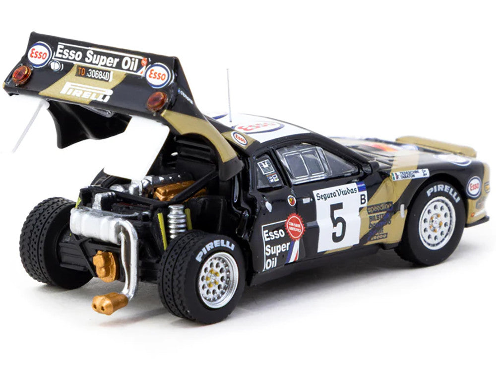 Lancia 037 Rally #5 Fabrizio Tabaton - Luciano Tedeschini Winner "Rally Catalunya" (1985) "Hobby64+" Series 1/64 Diecast Model Car by Tarmac Works-0