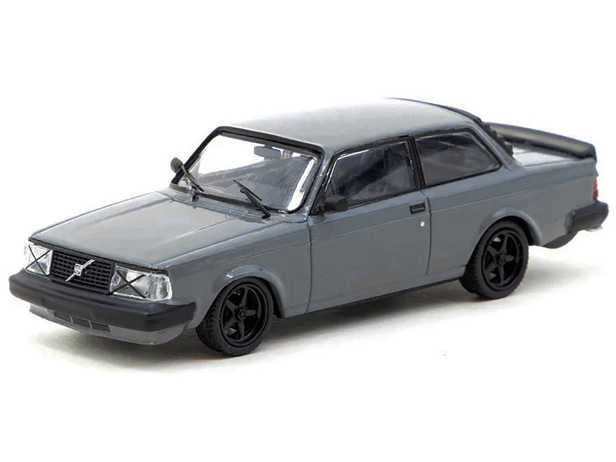 Volvo 242 Custom Gray "Road64" Series 1/64 Diecast Model Car by Tarmac Works-1