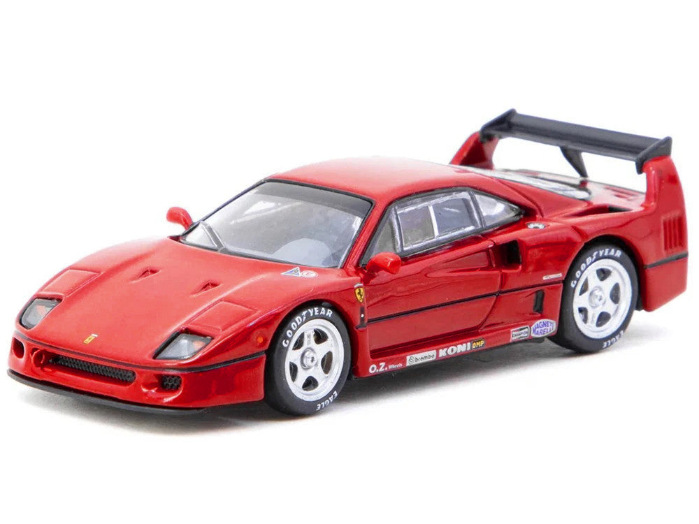Ferrari F40 Red "Road64" Series 1/64 Diecast Model Car by Tarmac Works-1