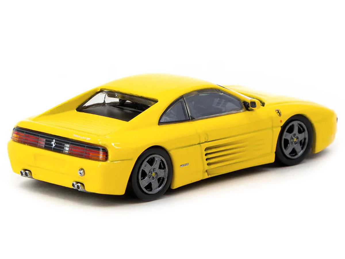 Ferrari 348 Challenge Yellow "Road64" Series 1/64 Diecast Model Car by Tarmac Works