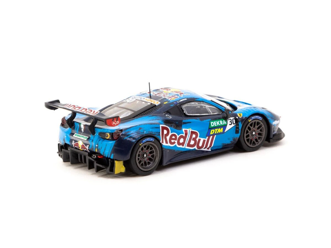 Ferrari 488 GT3 DTM 2021 Monza Race 1 Winner Red Bull #30 1:64 Diecast Model - By Tarmac Works