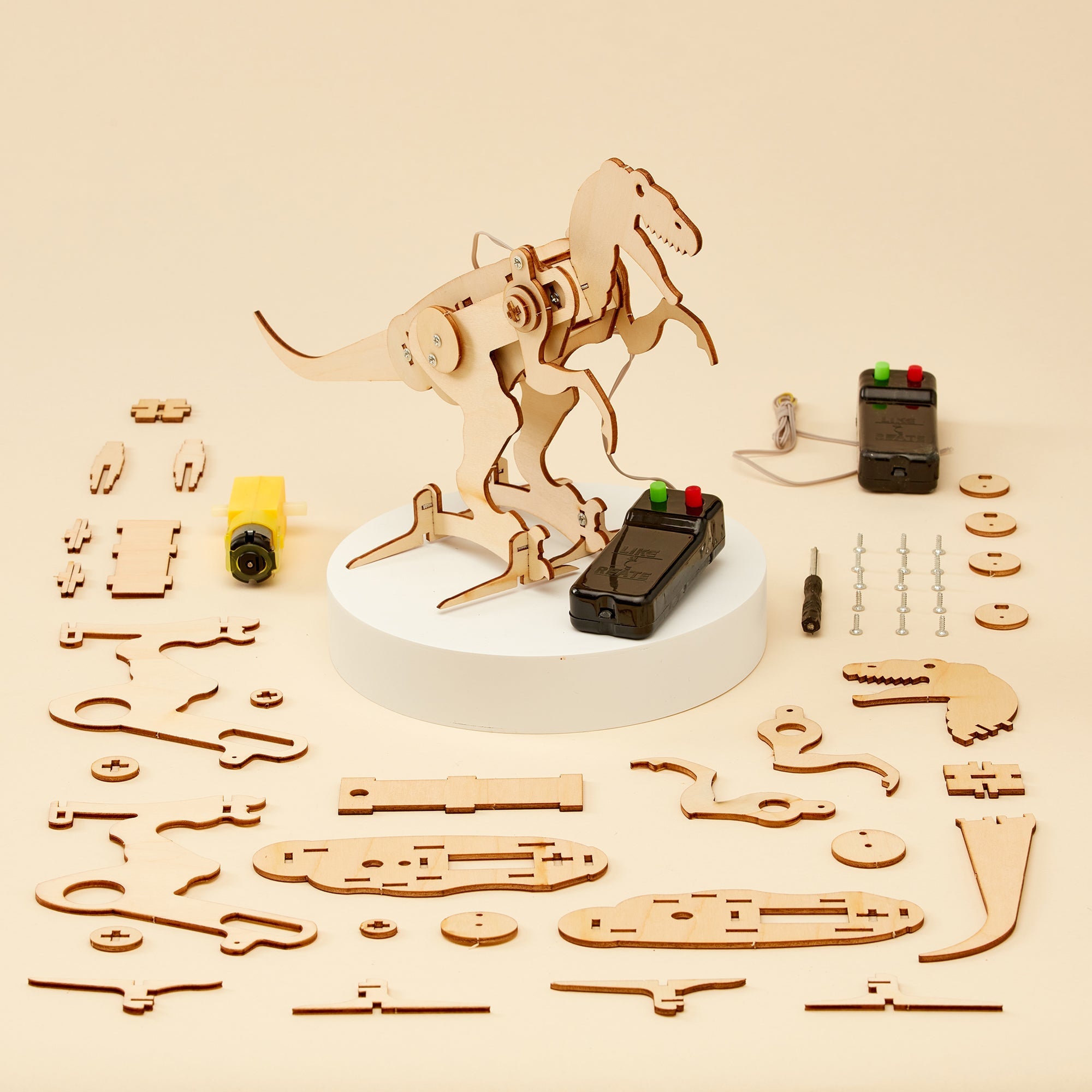 Dinosaur Robot T-Rex DIY Kit, Educational STEM Toy 4