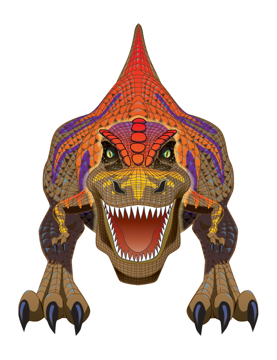 Kites - DinoSaur 44 inch tall Nylon T-Rex  Kite