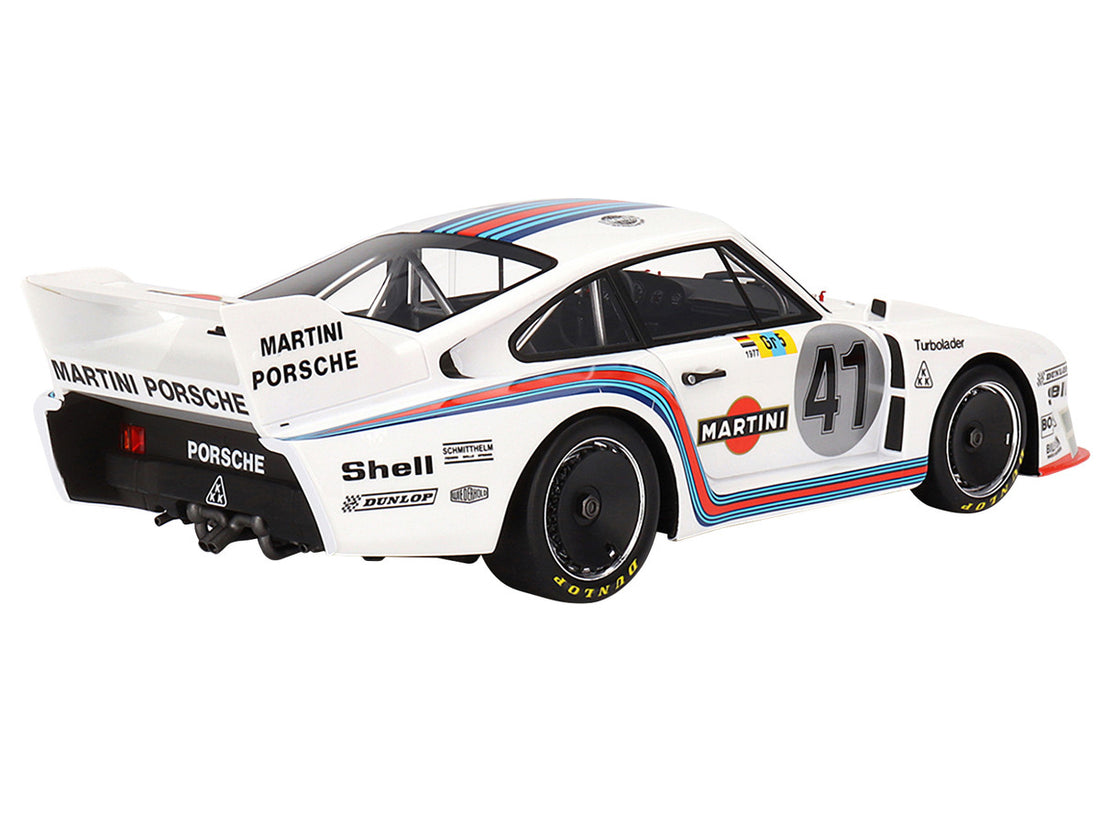 Porsche 935/77 #41 Rolf Stommelen - Manfred Schurti "Martini Racing" "24 Hours of Le Mans" (1977) 1/18 Model Car by Top Speed-3