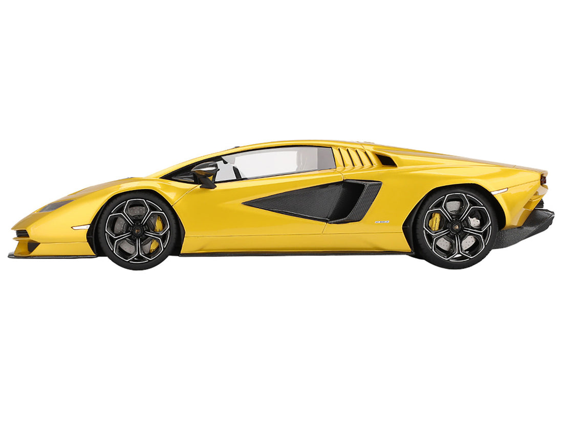 Lamborghini Countach LPI 800-4 New Giallo Orion Gold Metallic 1/18 Model Car by Top Speed 4