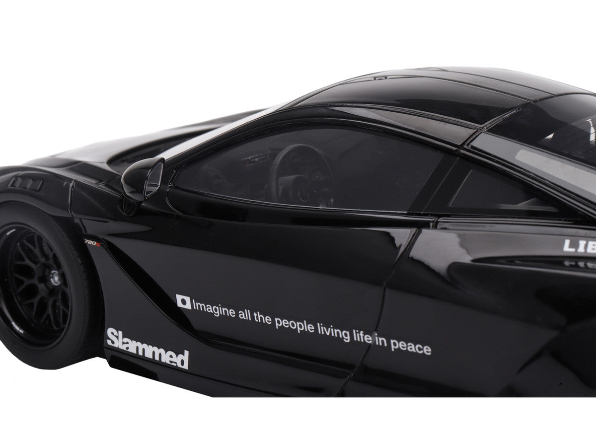 McLaren 720S "LB-Works" Black "Tokyo Auto Salon 2024" 1/18 Model Car by Top Speed